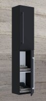 VCM my bath Bad-Hängeschrank VCB 6 914889 schwarz 33,0 x 22,0 x 150,0 cm