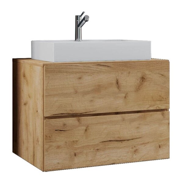 VCM my bath Badmöbel-Set 2-teilig Lendas S 915194 honig-eiche 61,0 x 51,4 x 69,0 cm