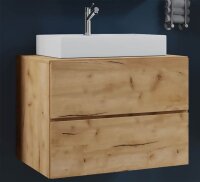 VCM my bath Badmöbel-Set 2-teilig Lendas S 915194 honig-eiche 61,0 x 51,4 x 69,0 cm