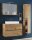 VCM my bath Badmöbel-Set 4-teilig Lendas L 915206 honig-eiche 94,0 x 46,0 x 150,0 cm