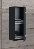 VCM my bath Bad-Hängeschrank VCB 3 914886 schwarz 33,0 x 22,0 x 75,0 cm