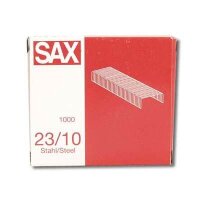 sax design Heftklammern 23/10, 1.000 St.