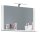 VCM my bath Spiegel VCB 10 915168 weiß 80,0 x 17,0 x 55,0 cm