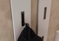 GERMANIA Wandgarderobe 3728-572 braun Holz 3 Haken 15,0 x...