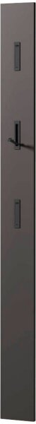 GERMANIA Wandgarderobe 3728-547 anthrazit Holz 3 Haken 15,0 x 170,0 cm, 1 St.