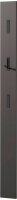 GERMANIA Wandgarderobe 3728-547 anthrazit Holz 3 Haken...