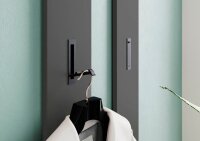 GERMANIA Wandgarderobe 3728-547 anthrazit Holz 3 Haken...