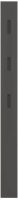GERMANIA Wandgarderobe 3728-547 anthrazit Holz 3 Haken 15,0 x 170,0 cm, 1 St.