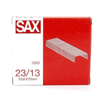 sax design Heftklammern 23/13, 1.000 St.