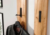 GERMANIA Wandgarderobe 3728-243 eiche Holz 3 Haken 15,0 x 170,0 cm, 1 St.