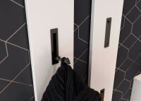 GERMANIA Wandgarderobe 3728-84 weiß Holz 3 Haken...