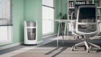 LEITZ IQ OptiMax Office 550 Aktenvernichter mit Partikelschnitt P-5, 2 x 15 mm, bis 10 Blatt, weiß