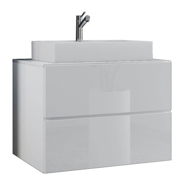 VCM my bath Badmöbel-Set 2-teilig Lendas S 915195 weiß 61,0 x 51,4 x 69,0 cm