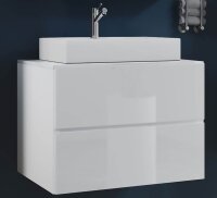 VCM my bath Badmöbel-Set 2-teilig Lendas S 915195 weiß 61,0 x 51,4 x 69,0 cm
