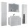 VCM my bath Badmöbel-Set 5-teilig Lendas XL 915216 weiß 147,0 x 52,0 x 150,0 cm