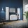 VCM my bath Badmöbel-Set 5-teilig Lendas XL 915216 weiß 147,0 x 52,0 x 150,0 cm