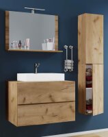 VCM my bath Badmöbel-Set 4-teilig Lendas L 915209 honig-eiche 114,0 x 52,0 x 150,0 cm