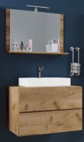 VCM my bath Badmöbel-Set 3-teilig Lendas M 915200 honig-eiche 61,0 x 52,0 x 134,0 cm
