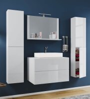 VCM my bath Badmöbel-Set 5-teilig Lendas XL 915213 weiß 127,0 x 52,0 x 150,0 cm