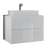 VCM my bath Badmöbel-Set 5-teilig Lendas XL 915213 weiß 127,0 x 52,0 x 150,0 cm