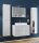 VCM my bath Badmöbel-Set 5-teilig Lendas XL 915213 weiß 127,0 x 52,0 x 150,0 cm