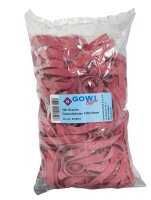 Gowi Gummibänder rot 1,0 cm, Ø 13,0 cm, 500,0 g