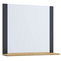 VCM my bath Spiegel VCB 10 916699 honig-eiche, anthrazit...