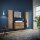 VCM my bath Badmöbel-Set 5-teilig Lendas XL 915305 honig-eiche, anthrazit 147,0 x 52,0 x 150,0 cm