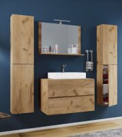 VCM my bath Badmöbel-Set 5-teilig Lendas XL 915215 honig-eiche 147,0 x 52,0 x 150,0 cm