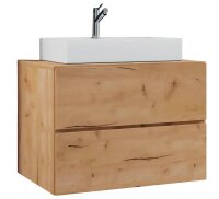 VCM my bath Badmöbel-Set 5-teilig Lendas XL 915215 honig-eiche 147,0 x 52,0 x 150,0 cm