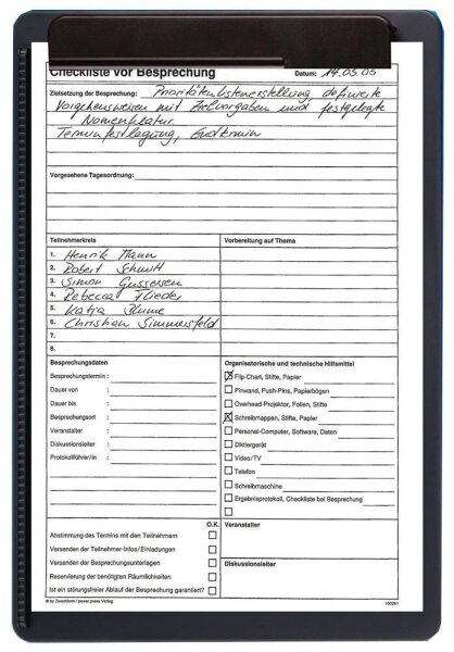 MAUL Klemmbrett MAULgo uni 2325190 DIN A4 schwarz Kunststoff, 1 St.