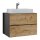 VCM my bath Badmöbel-Set 2-teilig Lendas S 915284 honig-eiche, anthrazit 61,0 x 51,4 x 69,0 cm
