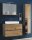 VCM my bath Badmöbel-Set 4-teilig Lendas L 915296 honig-eiche, anthrazit 94,0 x 46,0 x 150,0 cm
