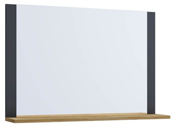 VCM my bath Spiegel VCB 10 916701 honig-eiche, anthrazit 80,0 x 17,0 x 55,0 cm