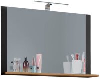 VCM my bath Spiegel VCB 10 916701 honig-eiche, anthrazit...