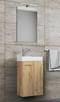 VCM my bath Badmöbel-Set 3-teilig Slito 916949 honig-eiche 41,0 x 22,0 x 130,0 cm