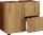 VCM my bath Waschbeckenunterschrank Flandu 916911 eiche 61,0 x 32,0 x 51,0 cm