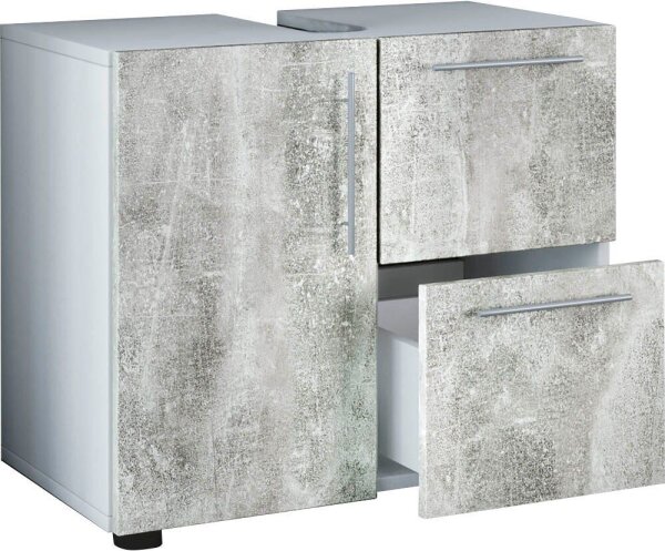 VCM my bath Waschbeckenunterschrank Flandu 916910 beton 61,0 x 32,0 x 51,0 cm