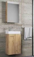 VCM my bath Badmöbel-Set 3-teilig Slito 916951 honig-eiche 41,0 x 22,0 x 130,0 cm