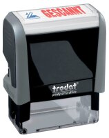 trodat Textstempel "Gescannt" printy 4912...