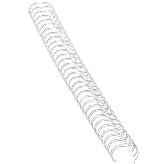 Fellowes Drahtbinderücken weiß für 100 Blatt, 100 St.