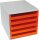 M&M Schubladenbox  orange 30050959, DIN A4 mit 5 Schubladen, 1 St.