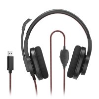 hama HS-USB400 V2 USB-Headset schwarz