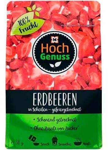 HochGenuss ERDBEEREN Trockenfrüchte 30,0 g, 1 Pack
