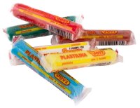 JOVI Knete PLASTILINA farbsortiert, 6 Farben je 15,0 g