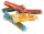 JOVI Knete PLASTILINA farbsortiert, 6 Farben je 15,0 g
