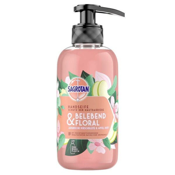 SAGROTAN® BELEBEND&FLORAL Flüssigseife 300 ml  ( 3277368 )