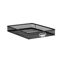 relaxdays Schubladenbox  schwarz 10024816_46, DIN A4 mit...