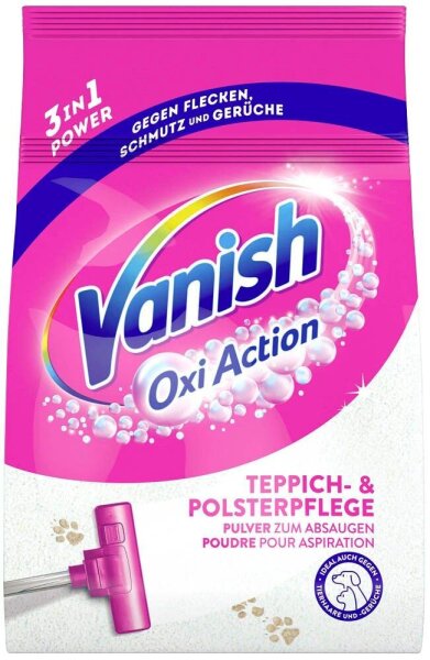 Vanish Oxi Action 3in1 TEPPICH- & POSTERPFLEGE Teppichreiniger 820 g