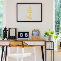 relaxdays Briefständer braun